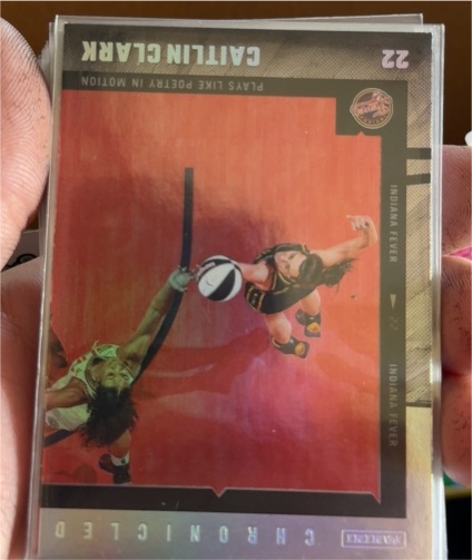 2025 Panini Chronicled #22 Caitlin Clark — front