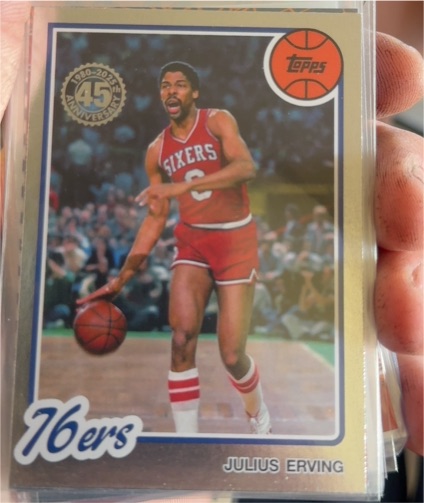2025 Topps 45th Anniversary #80BK-2 Julius Erving — front