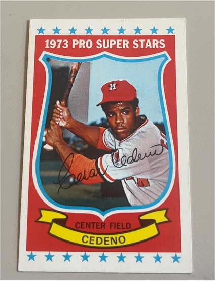 1973 Kellogg's Pro Super Stars #13 Cesar Cedeno — front