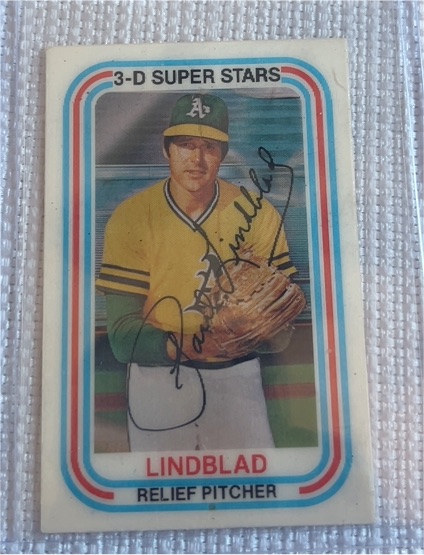 1976 Kellogg's 3-D Super Stars #52 Paul Lindblad — front