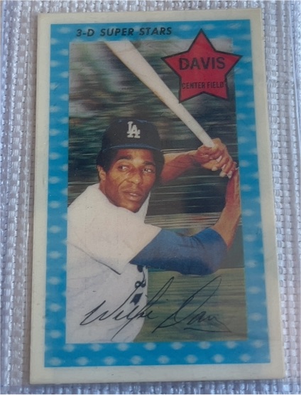 1971 Kellogg's 3-D Super Stars #16 Willie Davis — front