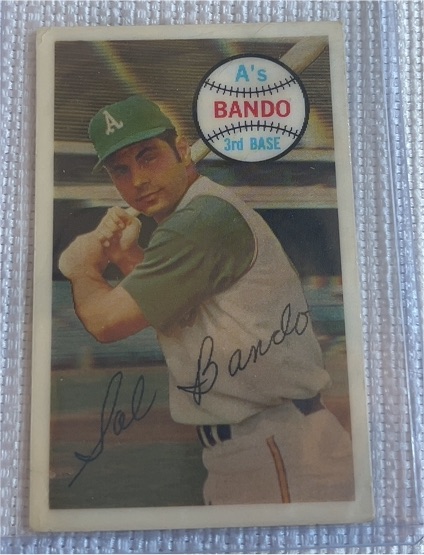 1970 Kellogg's 3-D Super Stars #51 Sal Bando — front