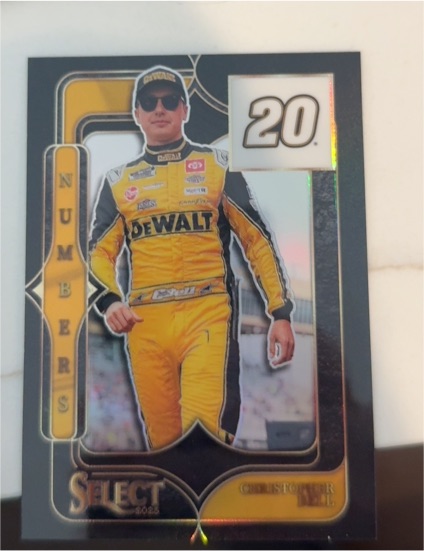 2025 Panini Select Numbers #20 Christopher Bell — front