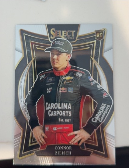 2025 Panini Select NASCAR #20 Connor Zilisch Rookie Card — front