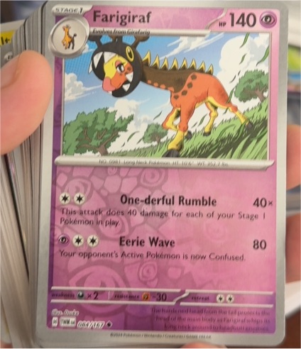 2024 Pokémon SV06 Twilight Masquerade #084 Farigiraf — front