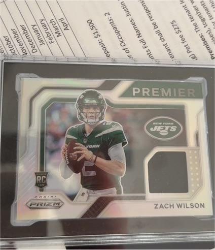 2021 Panini Prizm Premier #PJ-2 Zach Wilson — front