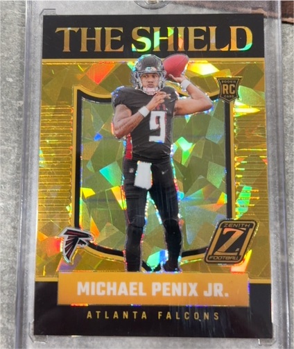 2024 Panini Zenith The Shield #9 Michael Penix Jr. — front