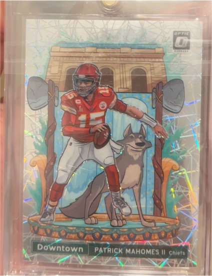 2021 Panini Donruss Optic #DT25 Patrick Mahomes II Downtown Chiefs — front