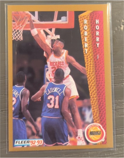1992-93 Fleer #347 Robert Horry — front