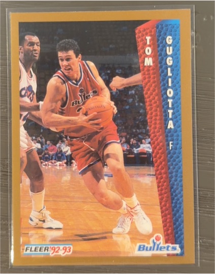 1992-93 Fleer #437 Tom Gugliotta — front