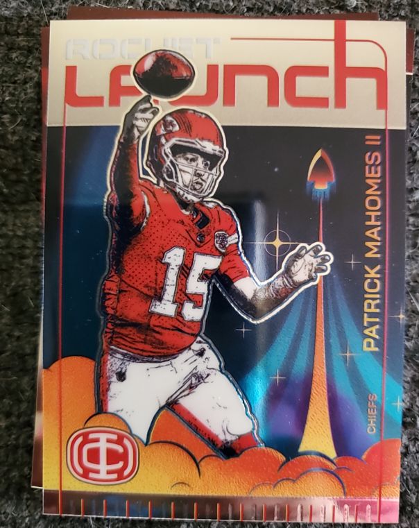 2025 Panini Icon Collection #RL-3 Patrick Mahomes II Rocket Launch — front