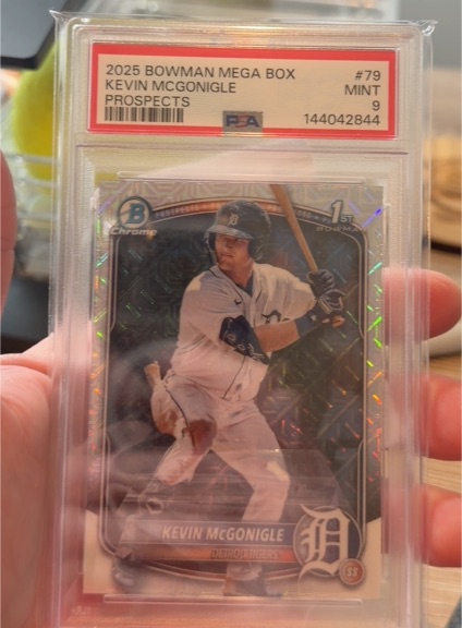 2025 Bowman Mega Box #79 Kevin McGonigle — front