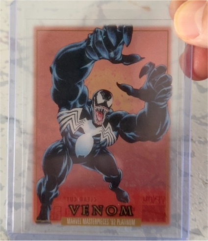 2024 Upper Deck Marvel Masterpieces '92 Platinum #97 Venom — front
