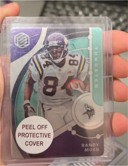 2022 Panini Elements #39 Randy Moss Tungsten — front