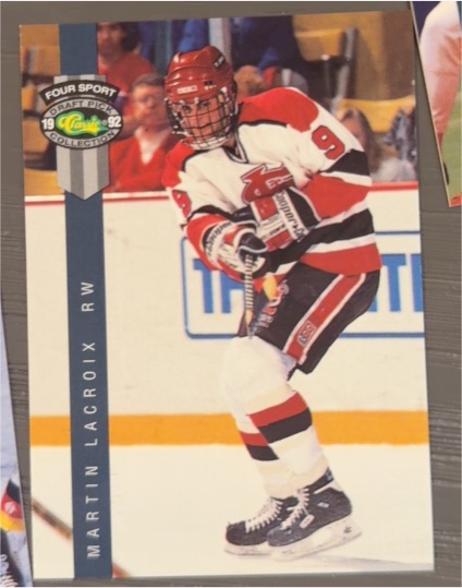 1992 Classic Draft Picks #78 Martin Lacroix — front