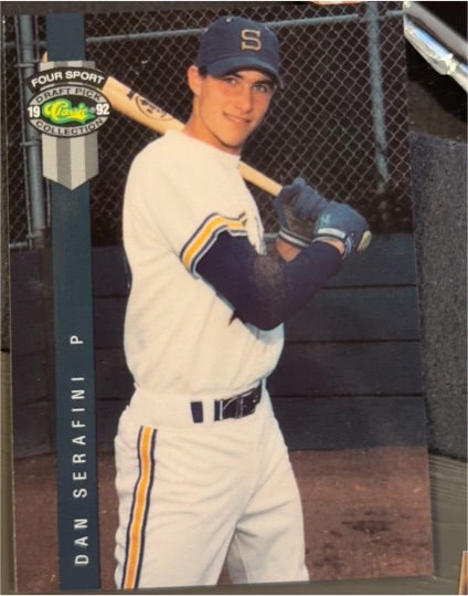 1992 Classic Four Sport Draft Pick Collection #245 Dan Serafini — front