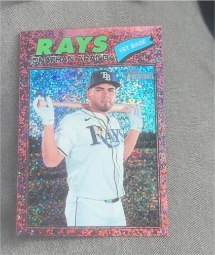 2026 Topps Heritage #20 Jonathan Aranda — front
