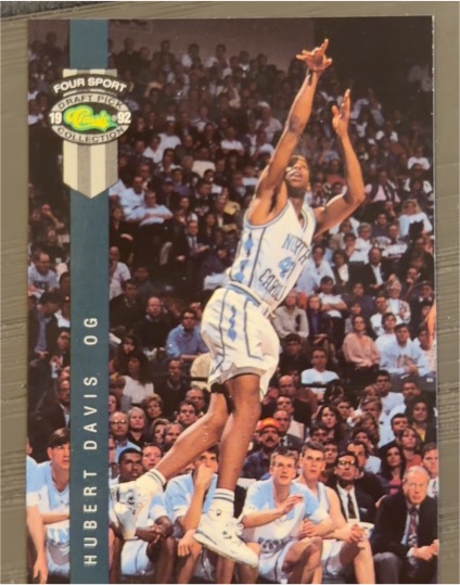 1992 Classic Four Sport #19 Hubert Davis — front