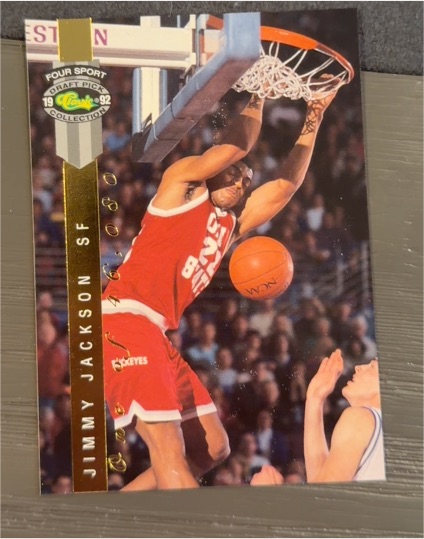 1992 Classic Four Sport Draft Pick Collection #LP9 Jimmy Jackson — front