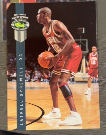1992 Classic Four Sport #18 Latrell Sprewell — front