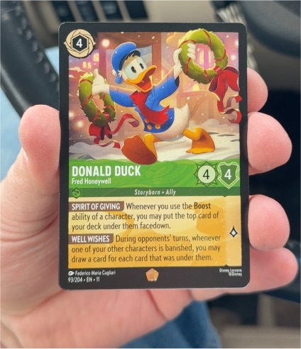 2026 Disney Lorcana #93 Donald Duck - Fred Honeywell — front