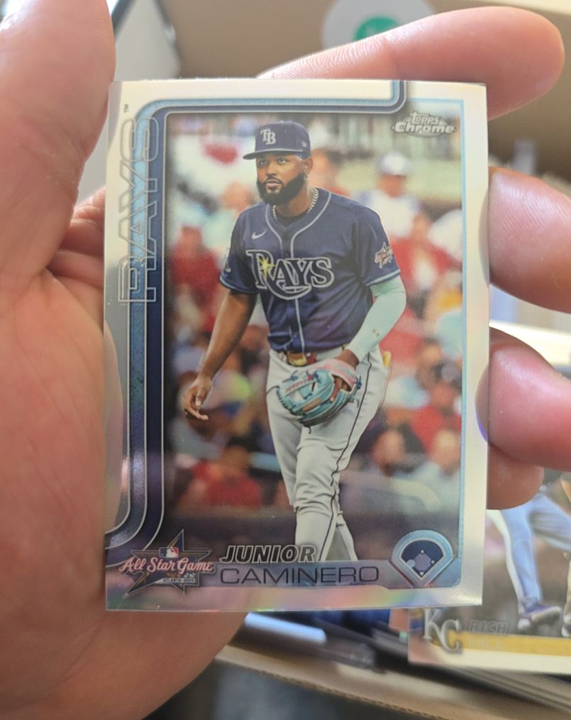 2025 Topps Chrome Update #ASGC-21 Junior Caminero 2025 All-Star Game — front
