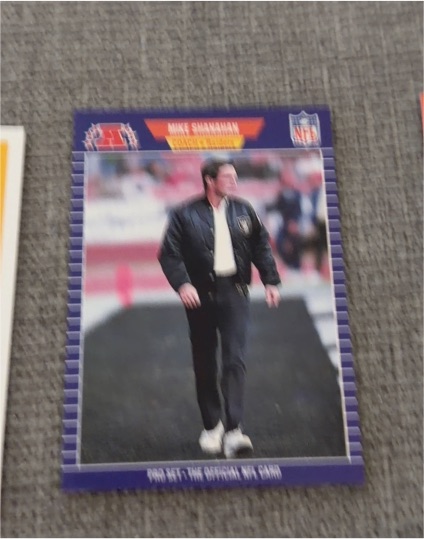 1989 Pro Set #194 Mike Shanahan — front