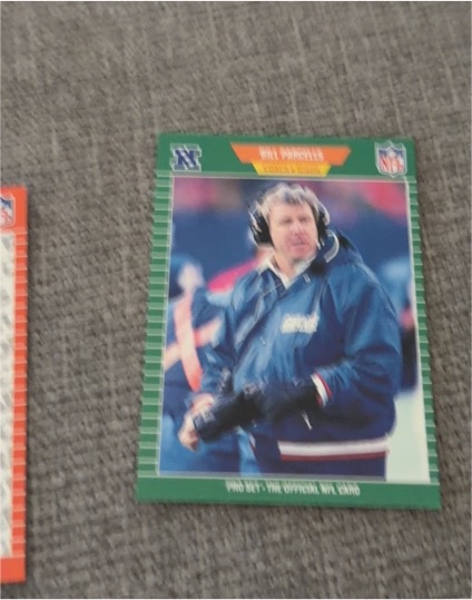 1989 Pro Set #293 Bill Parcells — front
