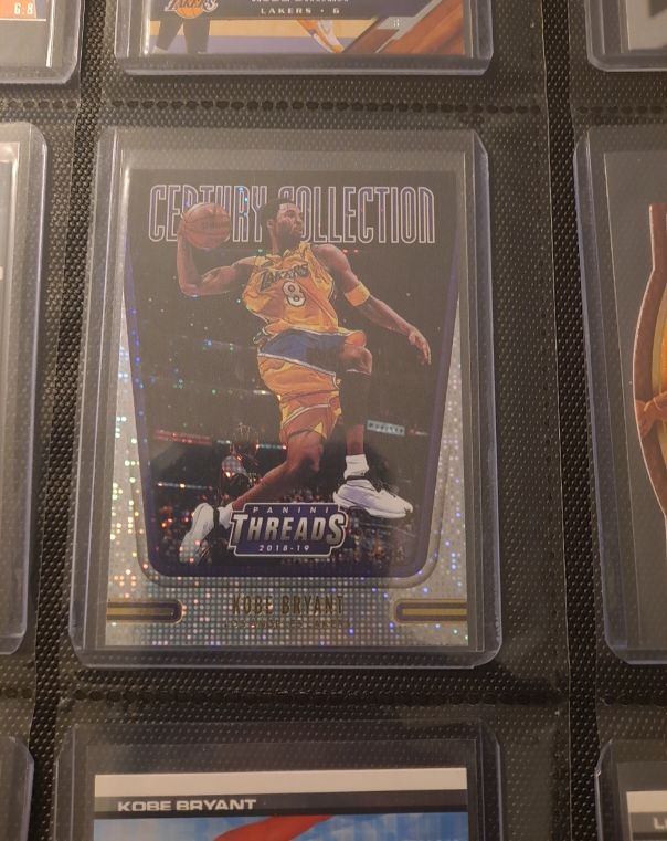 2018-19 Panini Threads Century Collection #1 Kobe Bryant — front