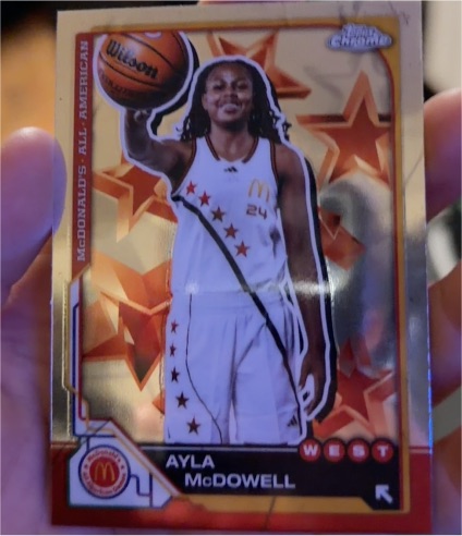 2025 Topps Chrome McDonald's All American #32 Ayla McDowell West — front