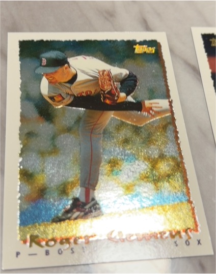 1995 Topps Cyberstats #192 Roger Clemens — front