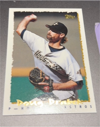1995 Topps #75 Doug Drabek Houston Astros — front