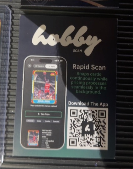 2025 Hobby Scan Rapid Scan Card — front