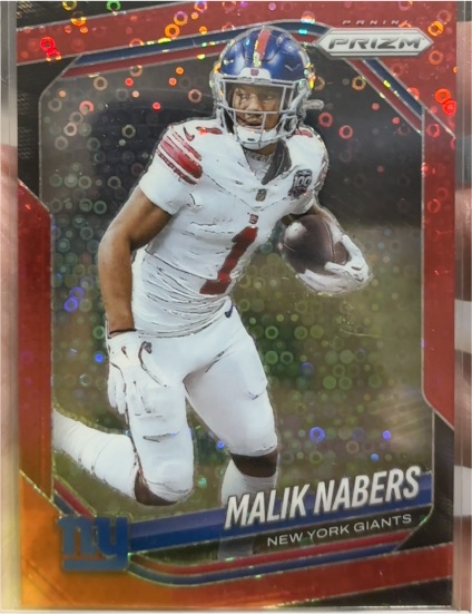 2025 Panini Prizm #206 Malik Nabers — front