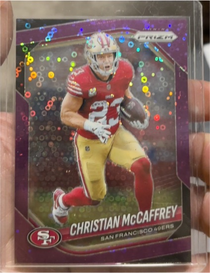 2025 Panini Prizm #156 Christian McCaffrey — front