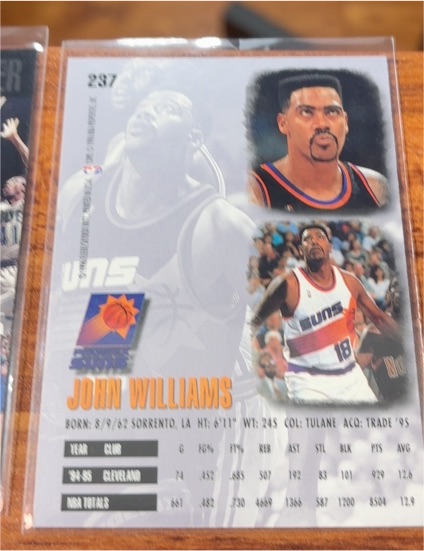 1995-96 Upper Deck #223 John Williams — front
