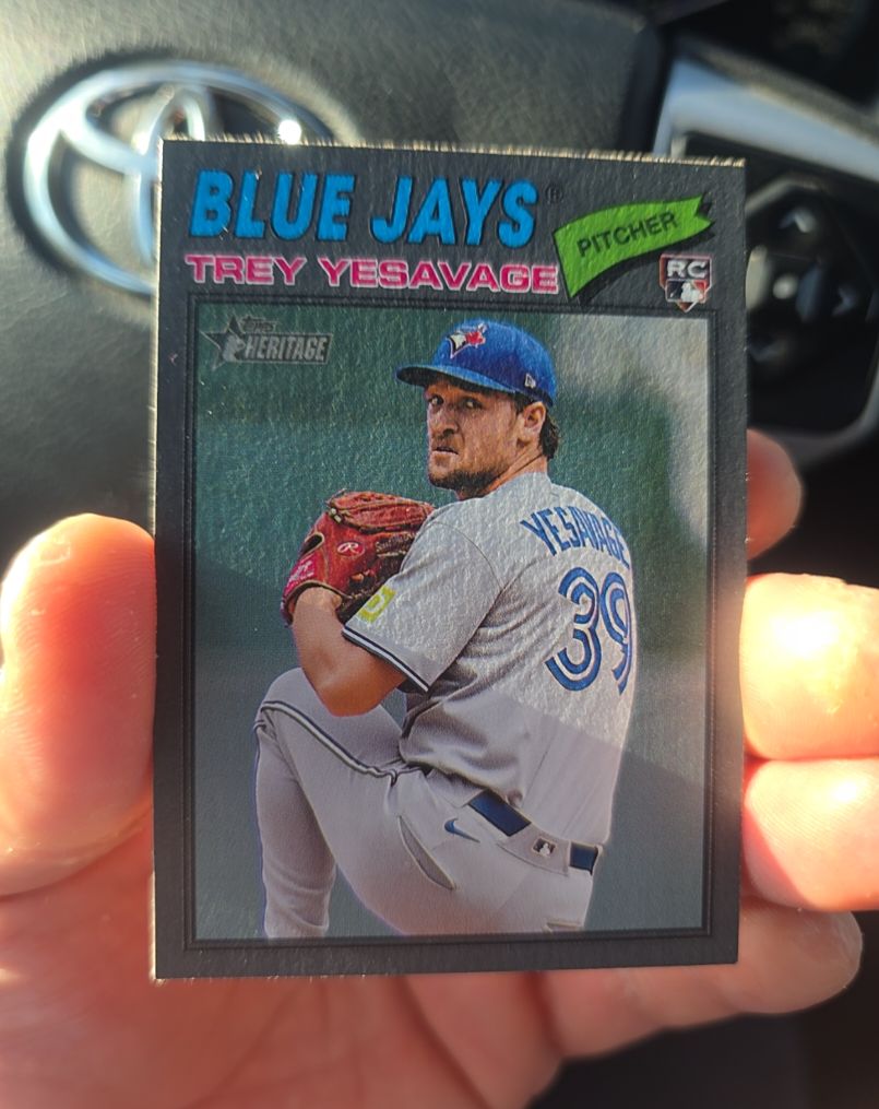 2026 Topps Heritage #245 Trey Yesavage — front