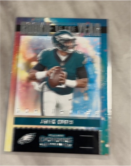 2020 Panini Contenders Rookie of the Year #RY-JHU Jalen Hurts — front