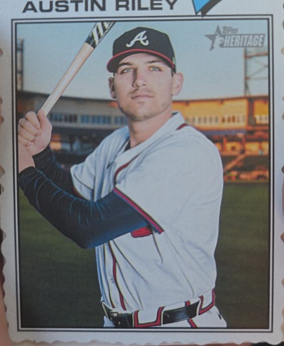 2026 Topps Heritage #271 Austin Riley — front