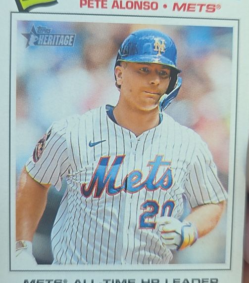 2026 Topps Heritage #232 Pete Alonso — front