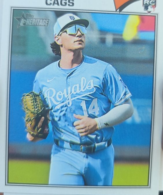 2026 Topps Heritage #136 Jac Caglianone — front