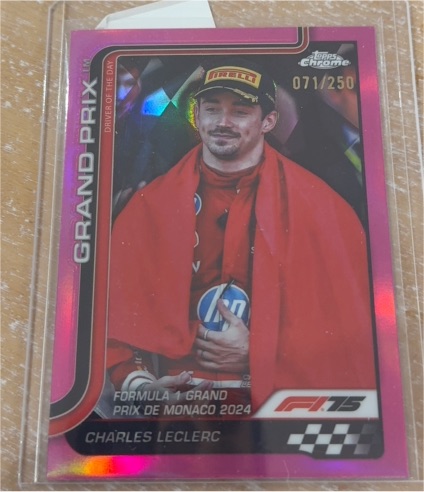 2025 Topps Chrome Formula 1 #129 Charles Leclerc — front