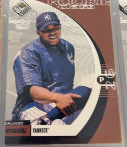 1999 Upper Deck UD Choice Rookie Class #14 Orlando Hernandez — front