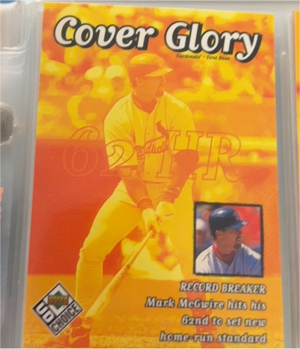 1999 Upper Deck UD Choice #28 Mark McGwire — front