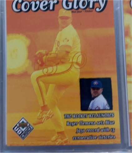 1999 Upper Deck UD Choice Cover Glory #41 Roger Clemens — front