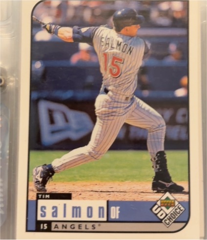 1999 Upper Deck UD Choice #46 Tim Salmon — front