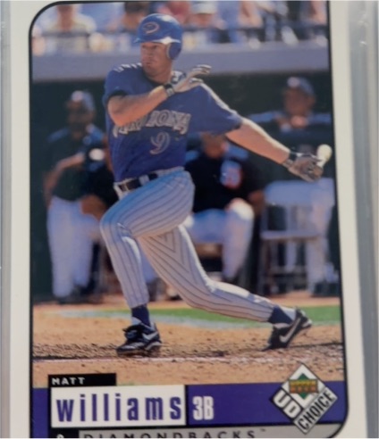 1999 Upper Deck UD Choice #50 Matt Williams — front