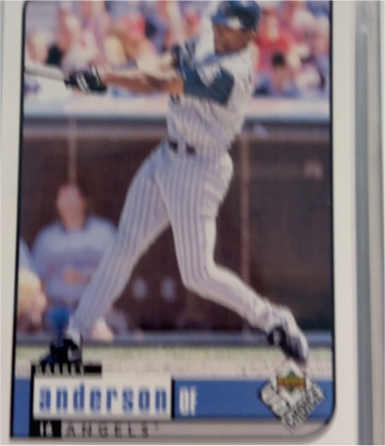 1999 Upper Deck UD Choice #49 Garret Anderson — front