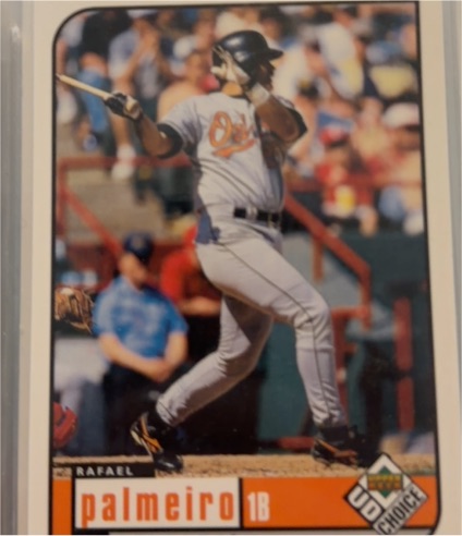 1999 Upper Deck UD Choice #60 Rafael Palmeiro — front