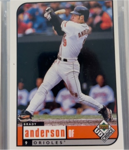 1999 Upper Deck UD Choice #59 Brady Anderson — front